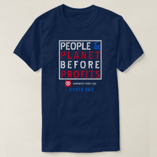 CPUSA BLUE COLLAR T SHIRT