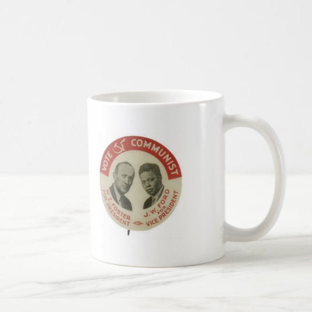 CPUSA vårdar/den Ford presidentvalmuggen 1932 Kaffemugg (Höger)