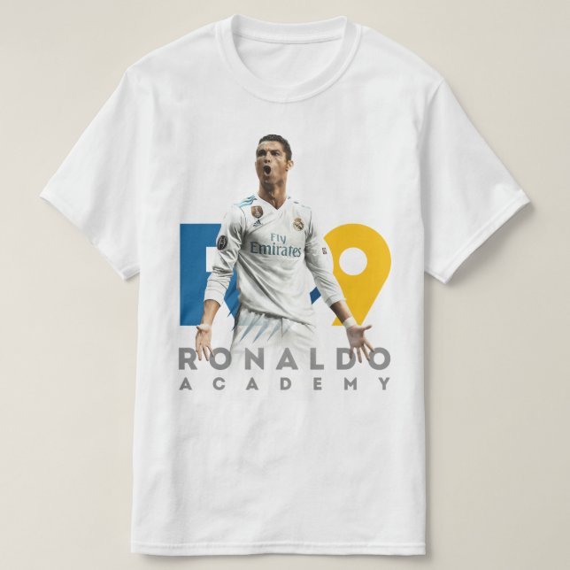 CR7 Ronaldo Academy Fotbollströja ⚽ T Shirt (Design framsida)