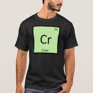 Cr - Kemisk återkommande Bord-symbol för besätt Tee