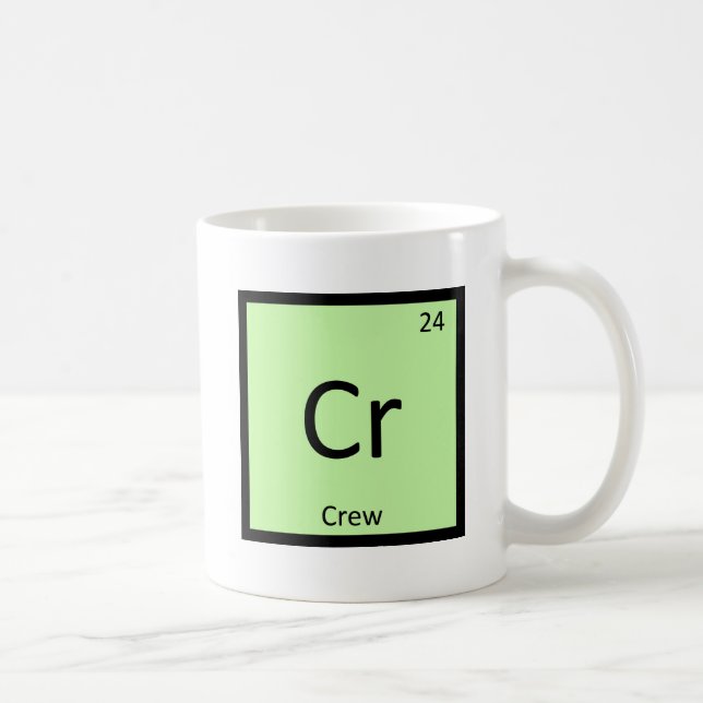 CR - symbol för bord för besättningsportkemi Kaffemugg (Höger)