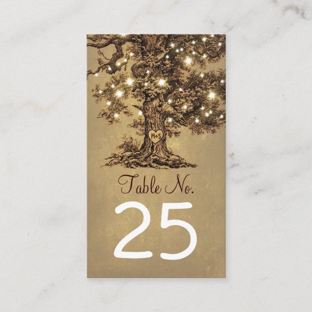 Cr träd affärskort placeringskort (Framsida)