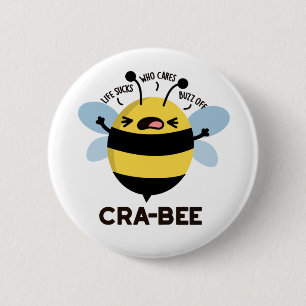 Cra-bee Funny Crabby Bee Pun Knapp