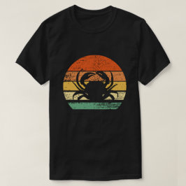 Crab Älskare Retro Crabbing Vintage 80s Stil T Shirt