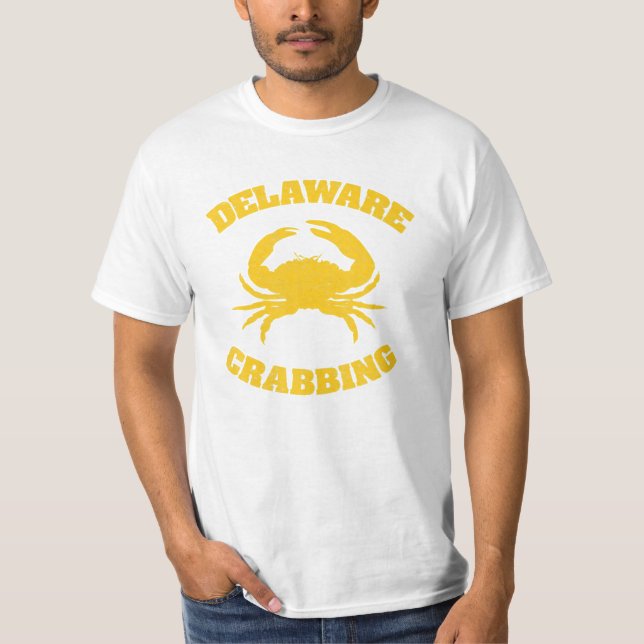 Crab Älskare Vintage T Shirt (Framsida)