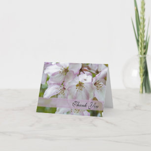 Crab Apple Blommars Bridesmaid Tack Kort