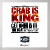 Crab är Kung Poster