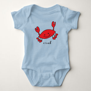 Crab Baby Bodykostym och One-Biet (med bas) T Shirt