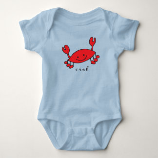 Crab Baby Bodykostym och One-Biet (med bas) T Shirt