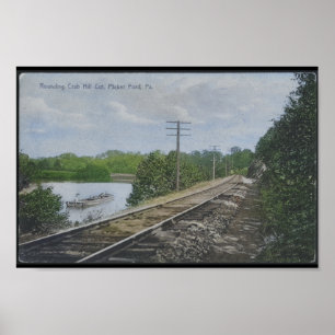 Crab Backe Klipp Parker Ford PA SchuylDöda River Poster