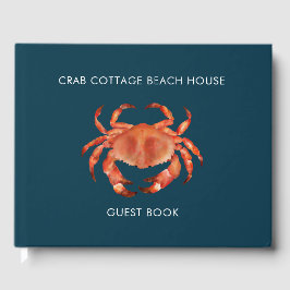 Crab Beach House Vacation Rental Guest Bok