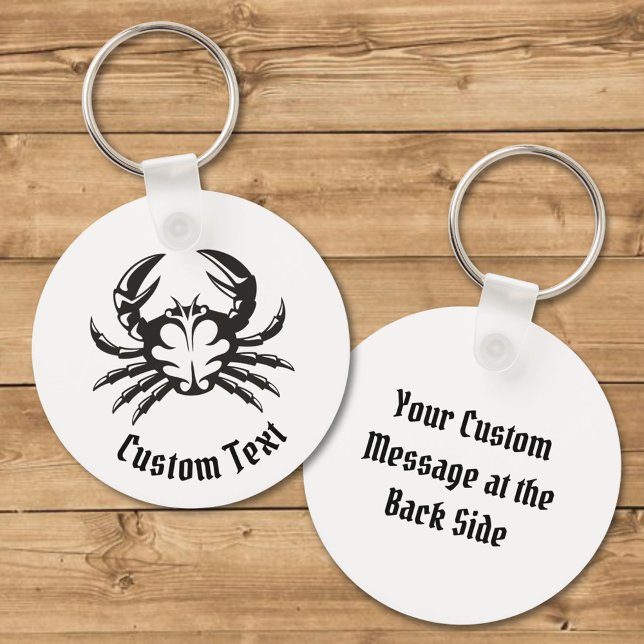 Crab Black Keychain Nyckelring (Skapare uppladdad)