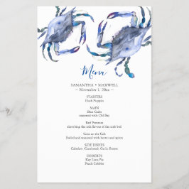 Crab Boil Budget Menus Flygblad