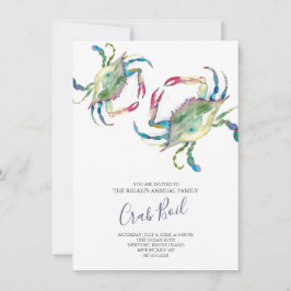 Crab Boil Family, sommaren Party Inbjudningar