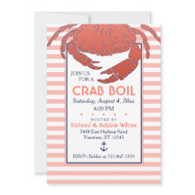 Crab Boil | Inbjudan till Anpassningsbar av marin