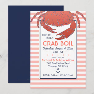 Crab Boil   Inbjudan till Anpassningsbar av marin 