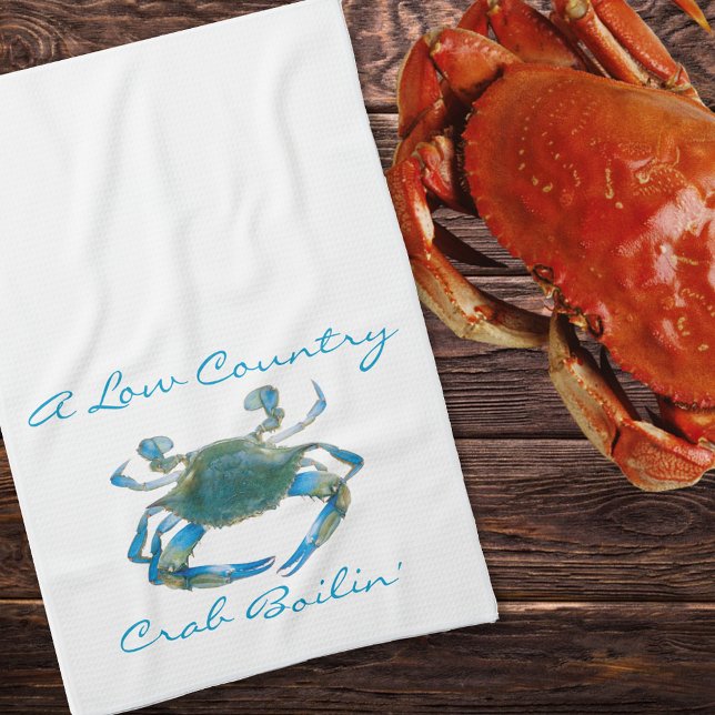 Crab Boil Kitchen Towel Kökshandduk (Skapare uppladdad)