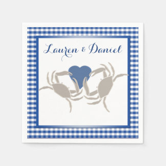 Crab boil party tema pappersservett