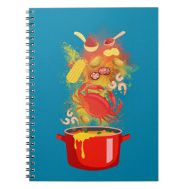 Crab Boil Pot Anteckningsbok