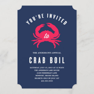 Crab Boil   Sommarpartiets inbjudan