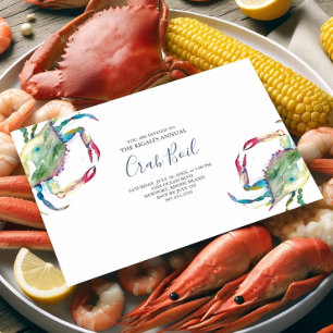 Crab Boil Summer Party-inbjudan