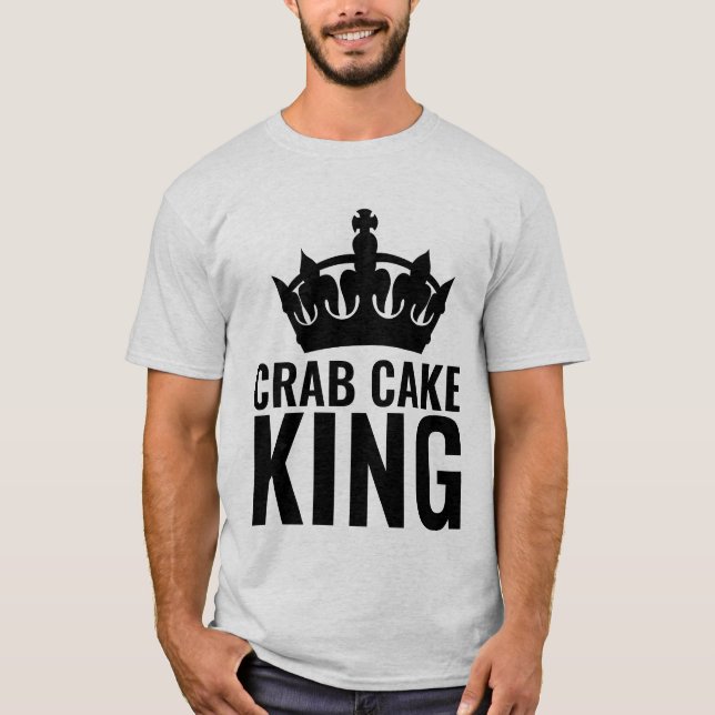 CRAB CAKE KUNG T-SHIRTS (Framsida)