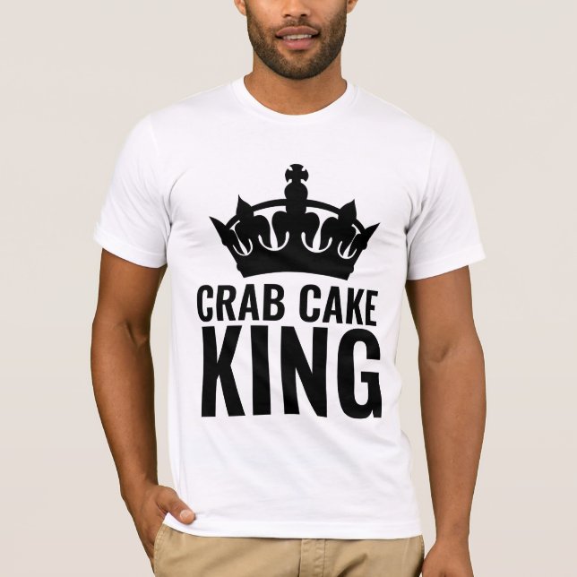 CRAB CAKE KUNG T-SHIRTS (Framsida)