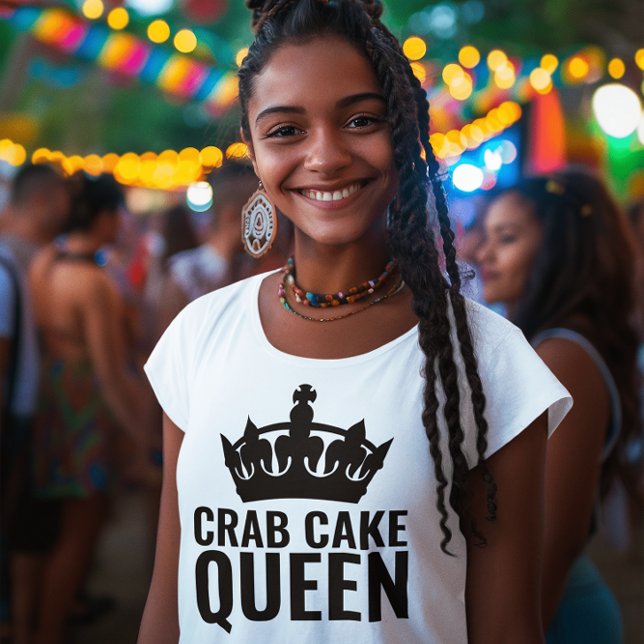 CRAB CAKE QUEEN DAM T-SHIRTS (Skapare uppladdad)