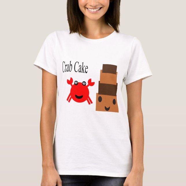Crab Cake-vänner Tee Shirt (Framsida)