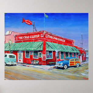 Crab Cooker Newport Beach Poster