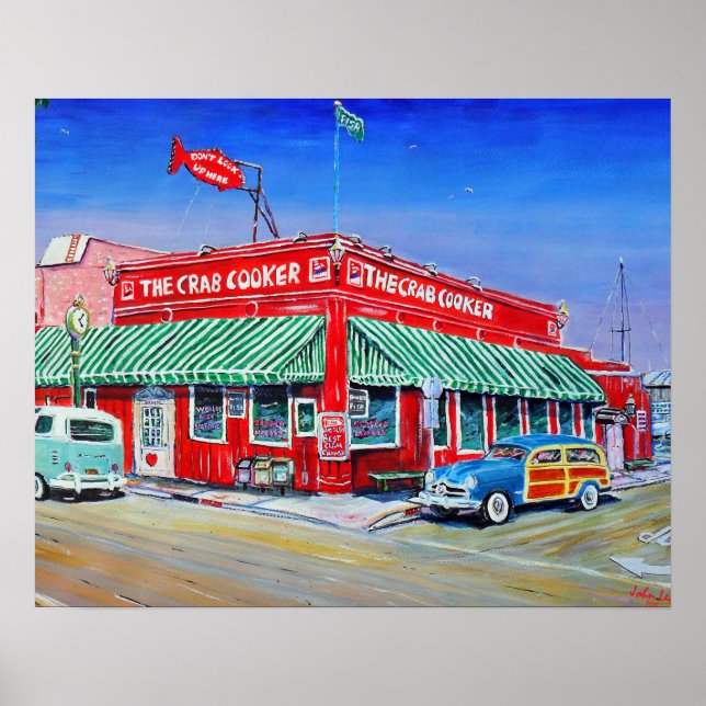 Crab Cooker Newport Beach Poster (Framsidan)