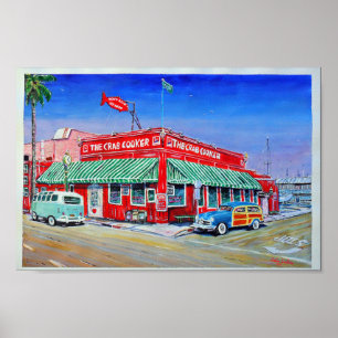 Crab Cooker Newport Beach Poster
