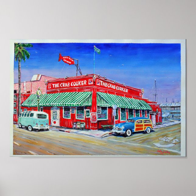 Crab Cooker Newport Beach Poster (Framsidan)