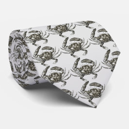 Crab Design Neck Tie Slips