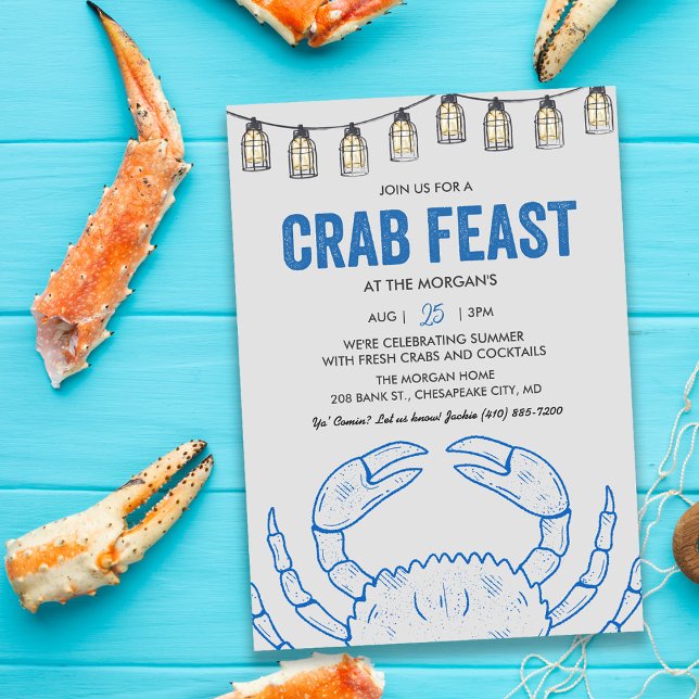 Crab Feast-inbjudan Inbjudningar (Skapare uppladdad)