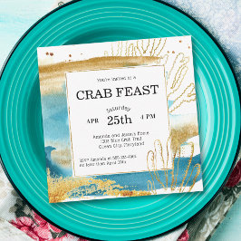 Crab Feast Party, Picnic eller Middag Inbjudningar