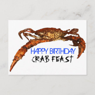 Crab-feber Inbjudningar