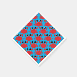 Crab Födelsedagsfest Beach Pappersservett