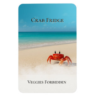 Crab Fridge - Veggies Forbidden Magnet