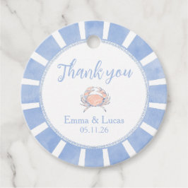 crab gåvor etiketter