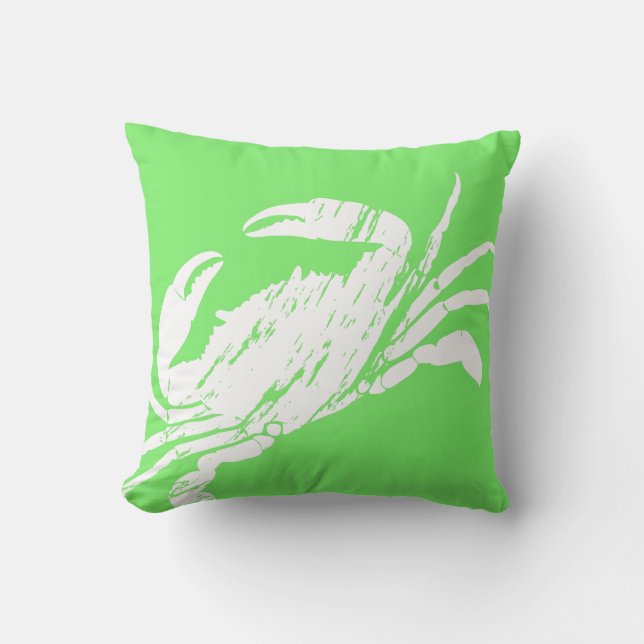 Crab Graphic Print Kudde (Framsida)
