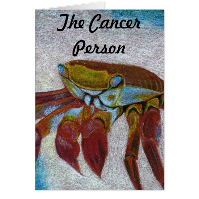 Crab Hälsningskort (Framsidan)