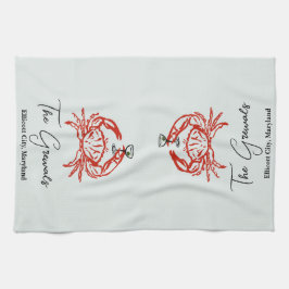 Crab Home-gåva Kökshandduk