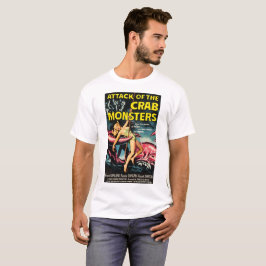 Crab, horror movie vintage poster t-shirt