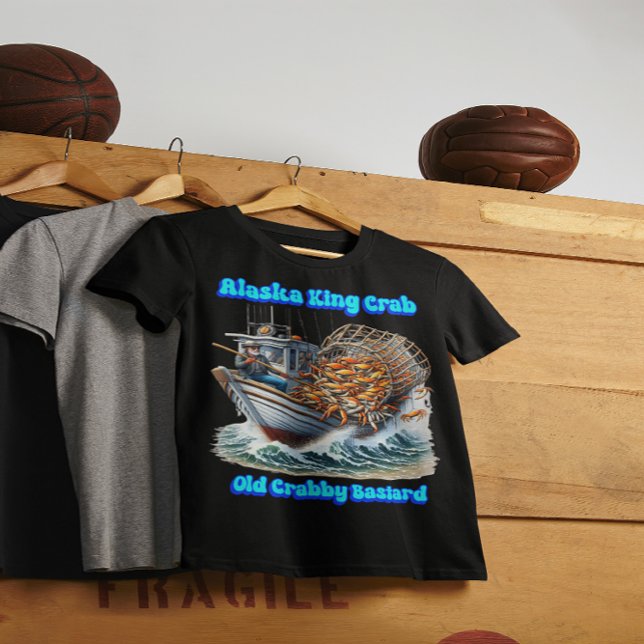 Crab Hunters Voyage Old Crabby Bastard T Shirt (Skapare uppladdad)