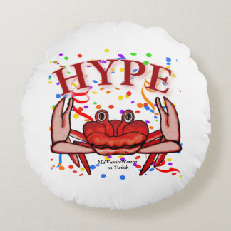Crab Hype, MeWarriorWoman på Twitch Rund Kudde