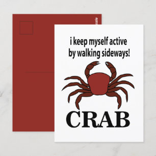Crab I-Behållan är aktiv genom att gå på Sideways  Vykort
