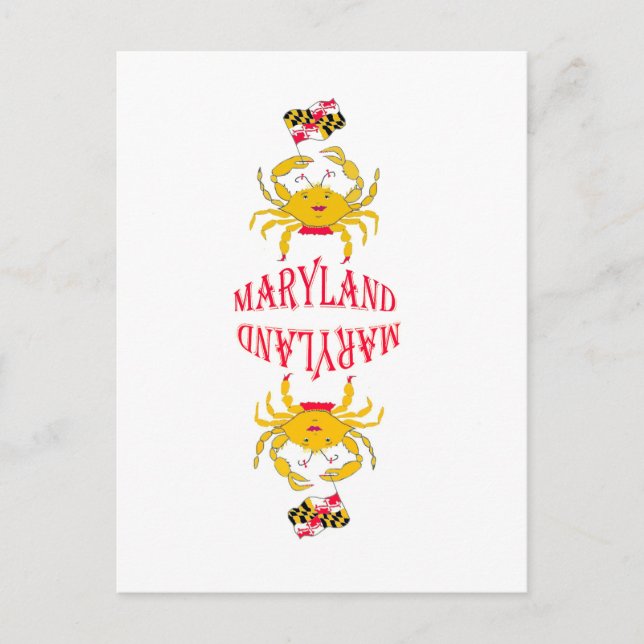 Crab i Maryland Vykort (Framsida)