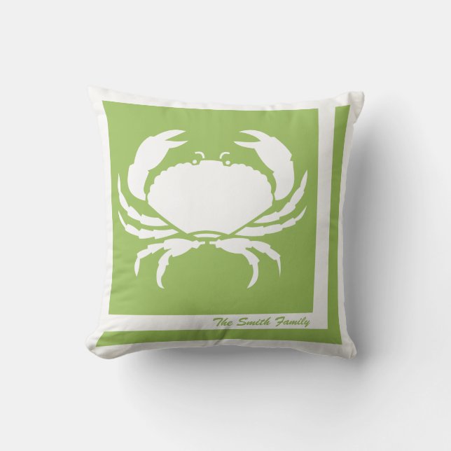 Crab Image Personlig American MoJo Pillow Kudde (Framsida)