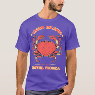 Crab Island Destin Souvenir Classic TShirt T Shirt